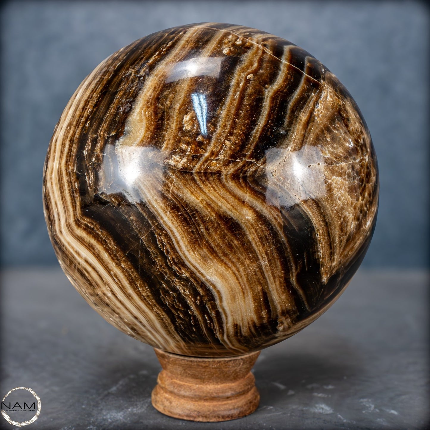 Natürliche Aragonit-Kristall Kugel - 2551,66g - 140mm