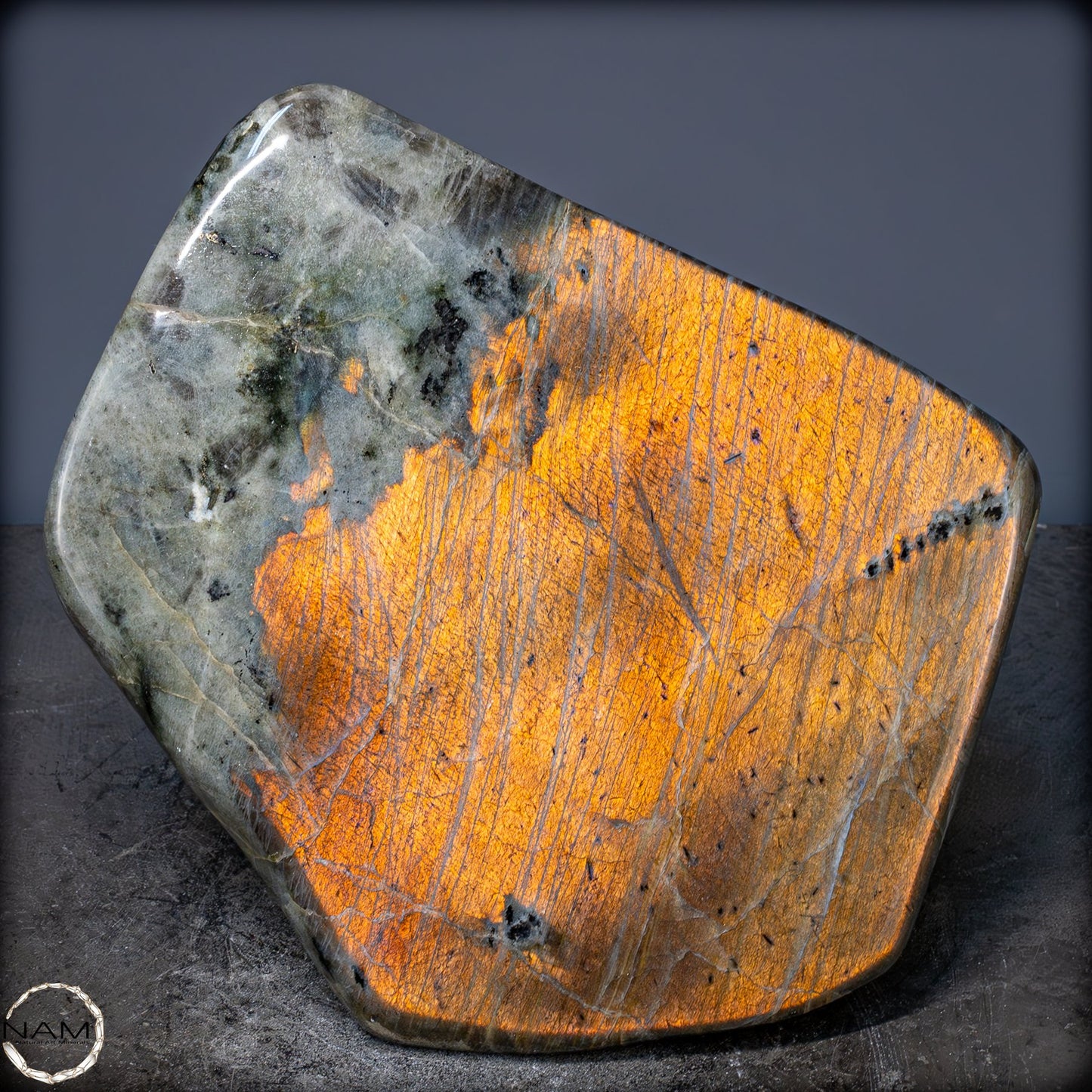 Große Natürliche Labradorit Kristall-Freiform - 11301,24g