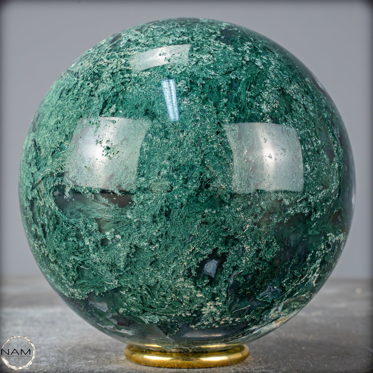 Natürlicher Moos Achat Kristall-Kugel - 1883,74g - 116mm