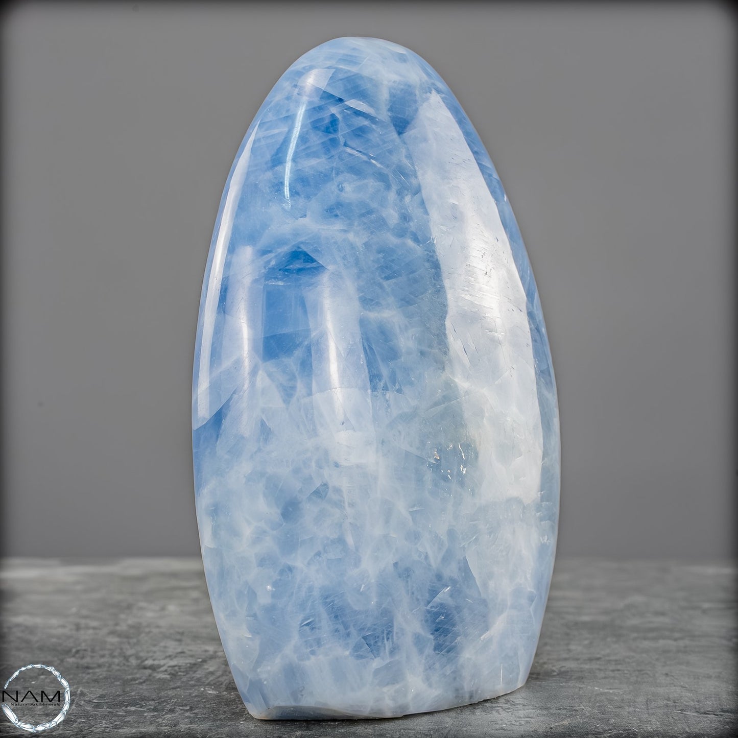 Natürliche Blaue Calcit-Kristall Freiform - 821,37g