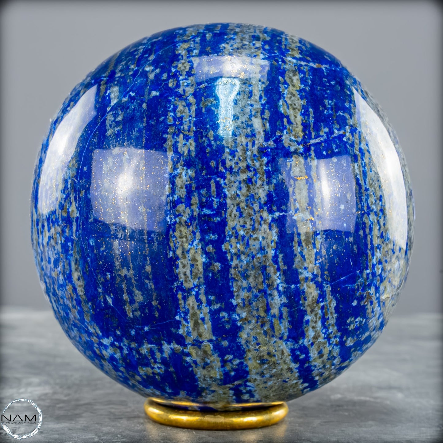 Natürliche Lapislazuli-Kristall-Kugel - 2253,16g