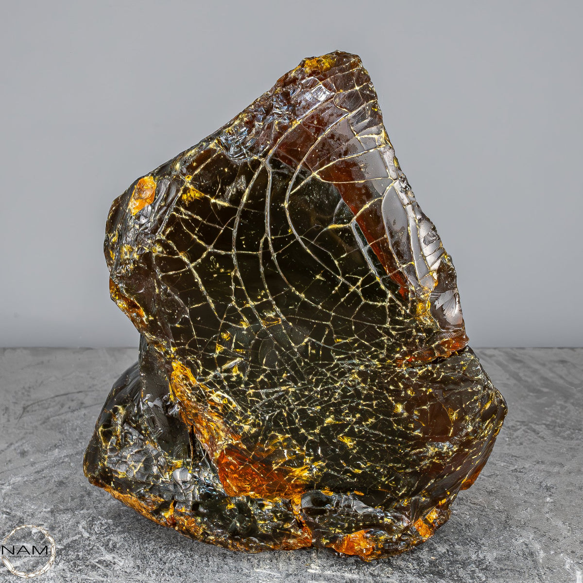 Naturlicher Blau-Roter Bernstein aus Indonesien - 1940,52g