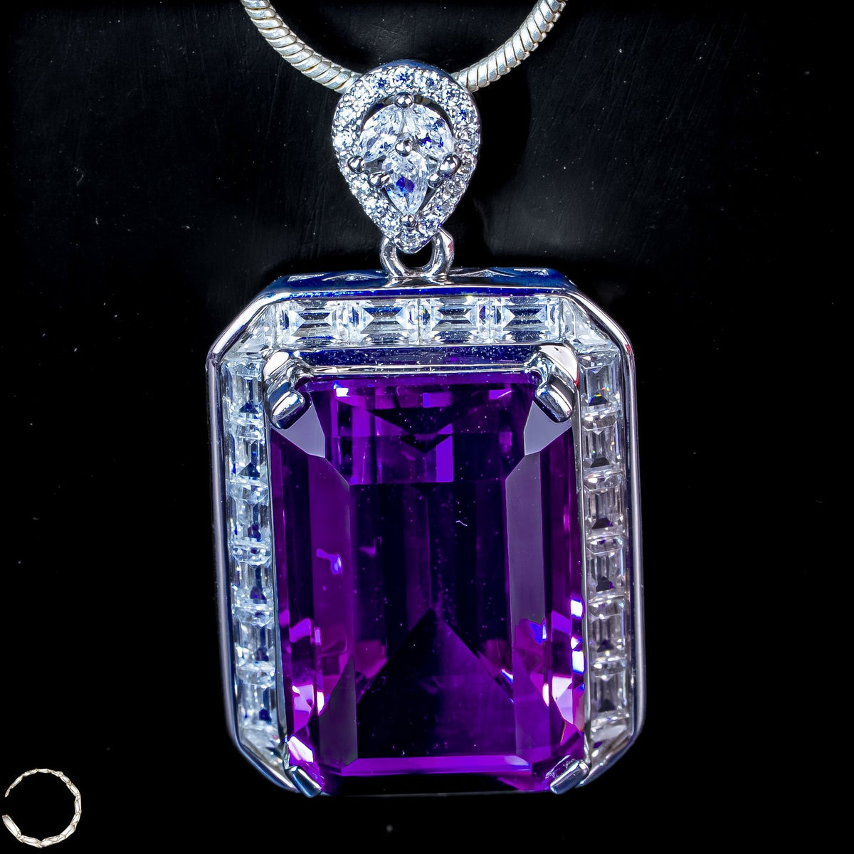 Amethyst-Anhänger – ein Meisterwerk aus Licht, Tiefe und Eleganz 9,51g 47,55ct