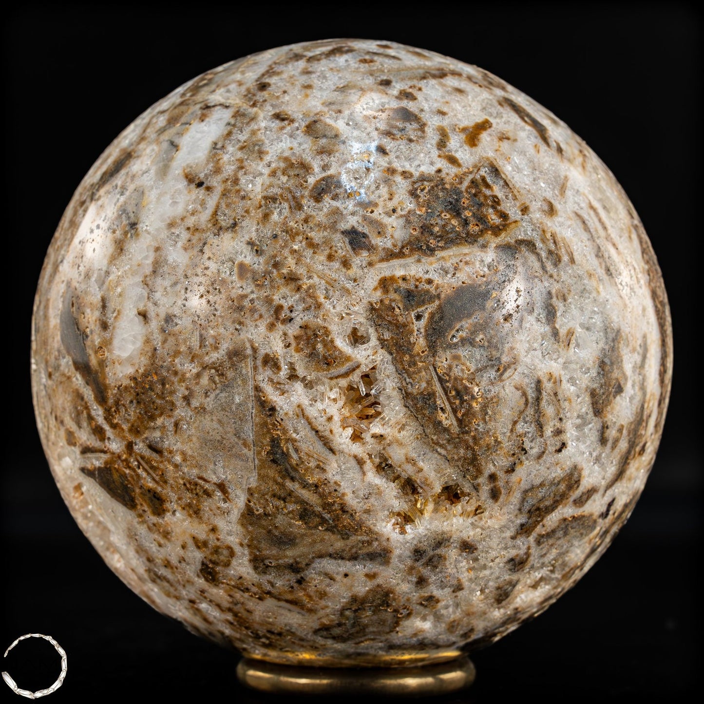 Nadelquarz-Kugel aus Indonesien – 1616,44g