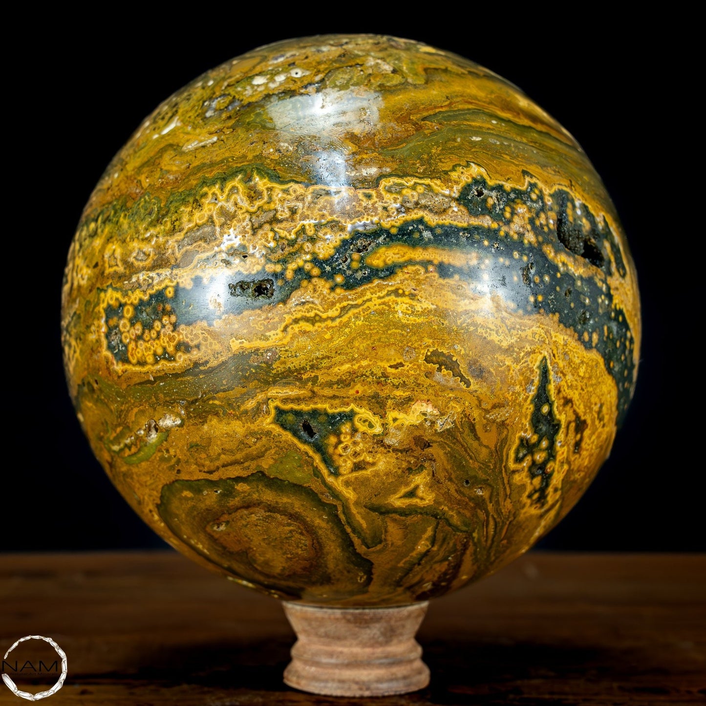 Natürliche Orbicular Ocean Jasper Kugel - 6060,22g - 180mm