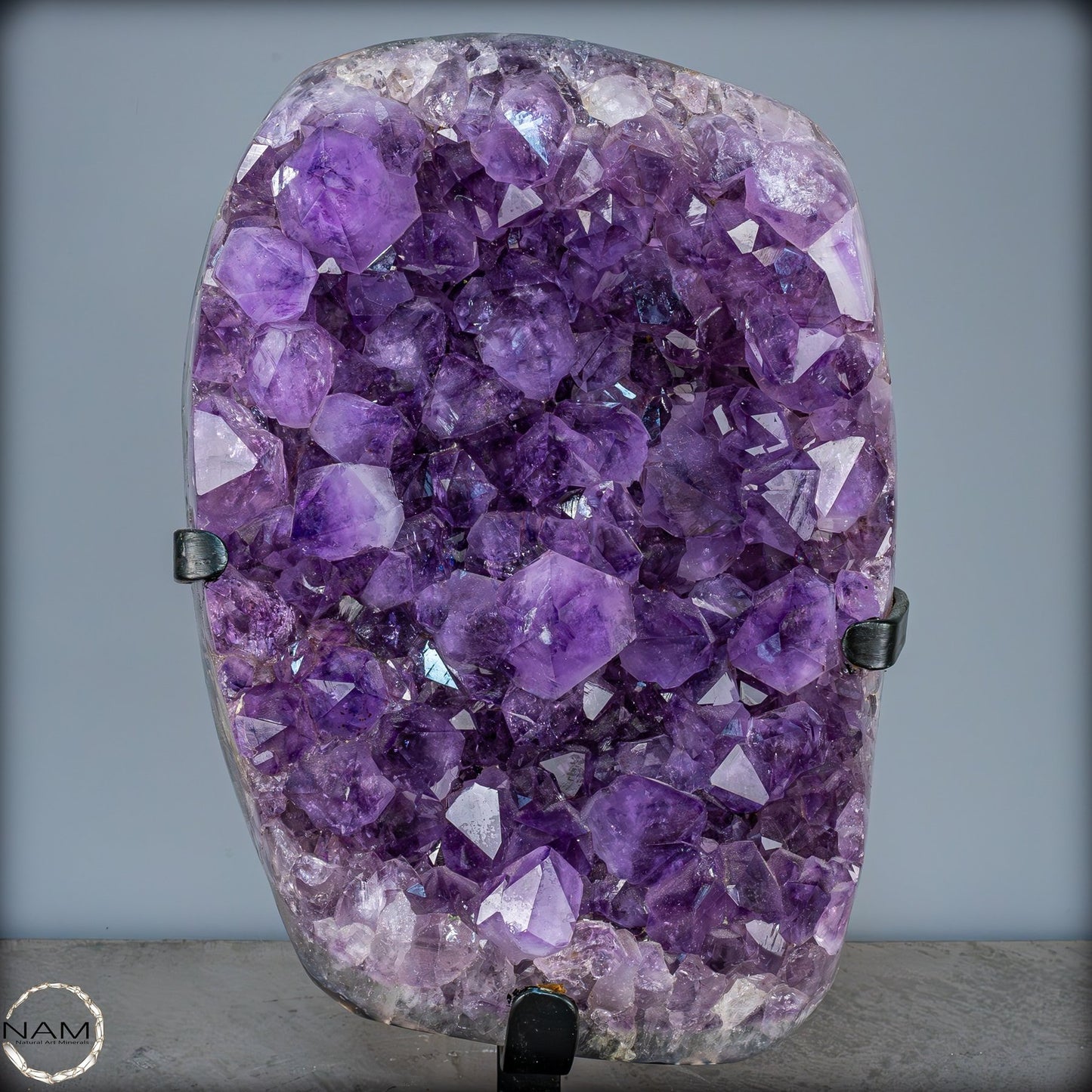 Natürliche Amethyst-Kristalle/Druse auf Ständer - 12881,84g
