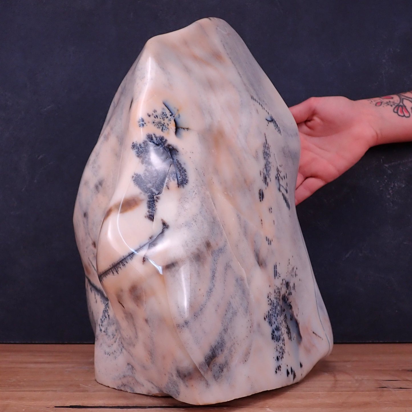 Gestreifter Achat Freiform aus Brasilien - 17464.81 g - 340×225×215 mm