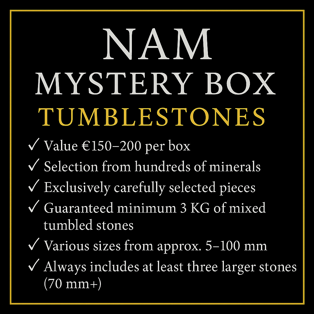 Tumbled Stones – 3 kg Auswahl aus hochwertigen Mineralien