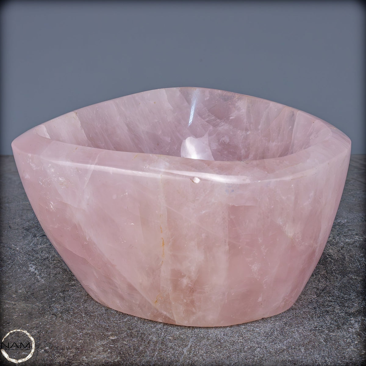 Natürliche Rosenquarz Schale / Schüssel - 4359,15g