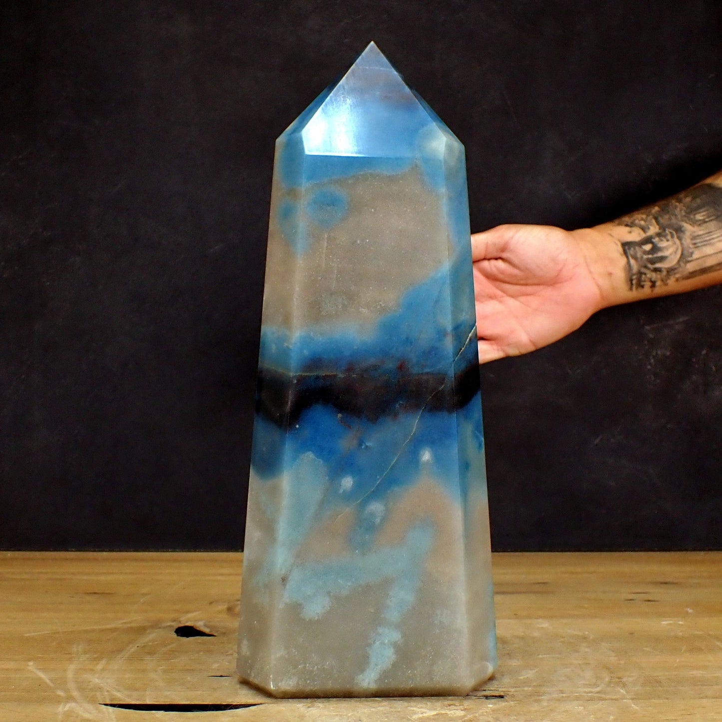 Großer Natürlicher Trolleit Obelisk aus Brasilien - 4461,18g
