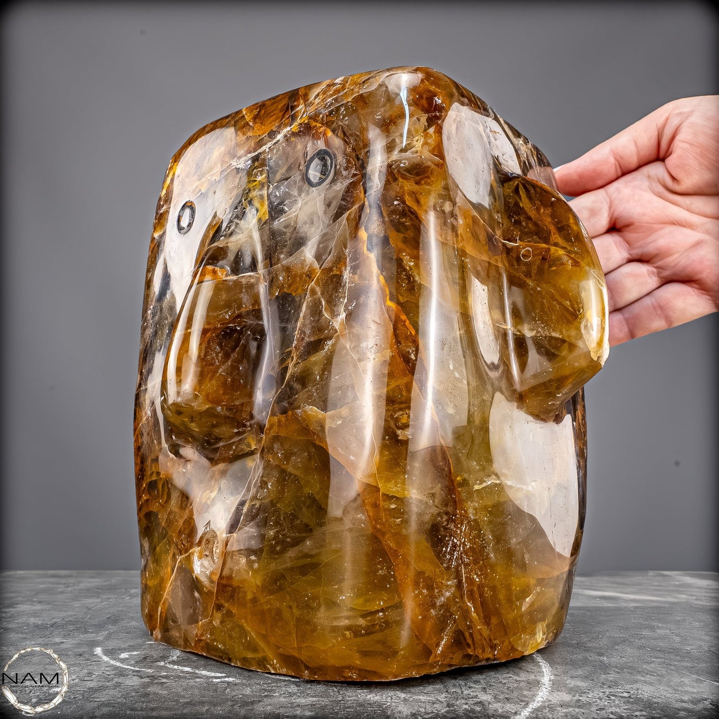 Healer-Quarz „Stone Head“ – Ein außergewöhnliches Sammlerstück -10701,26g