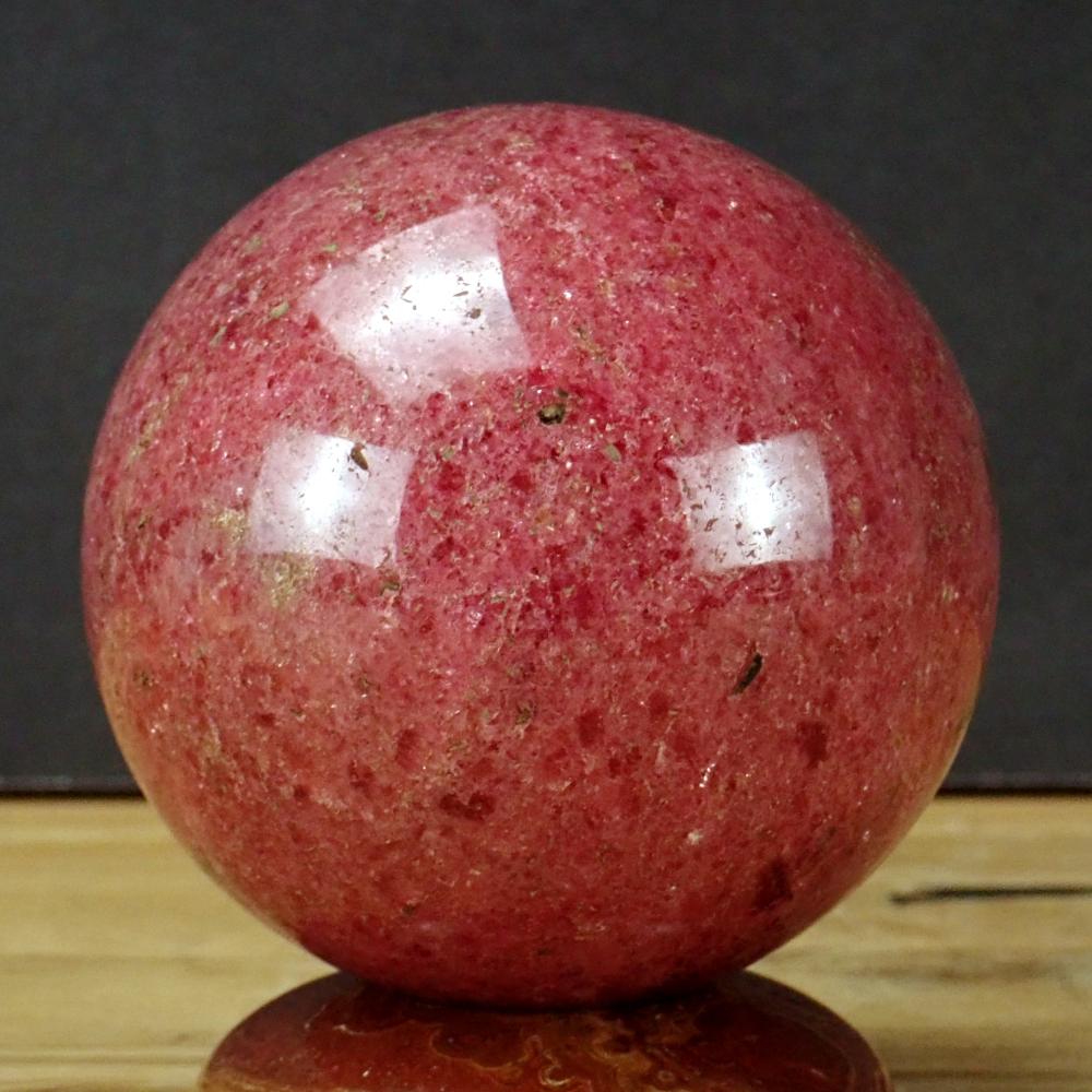 Rhodonit Kugel - 80mm, 992g