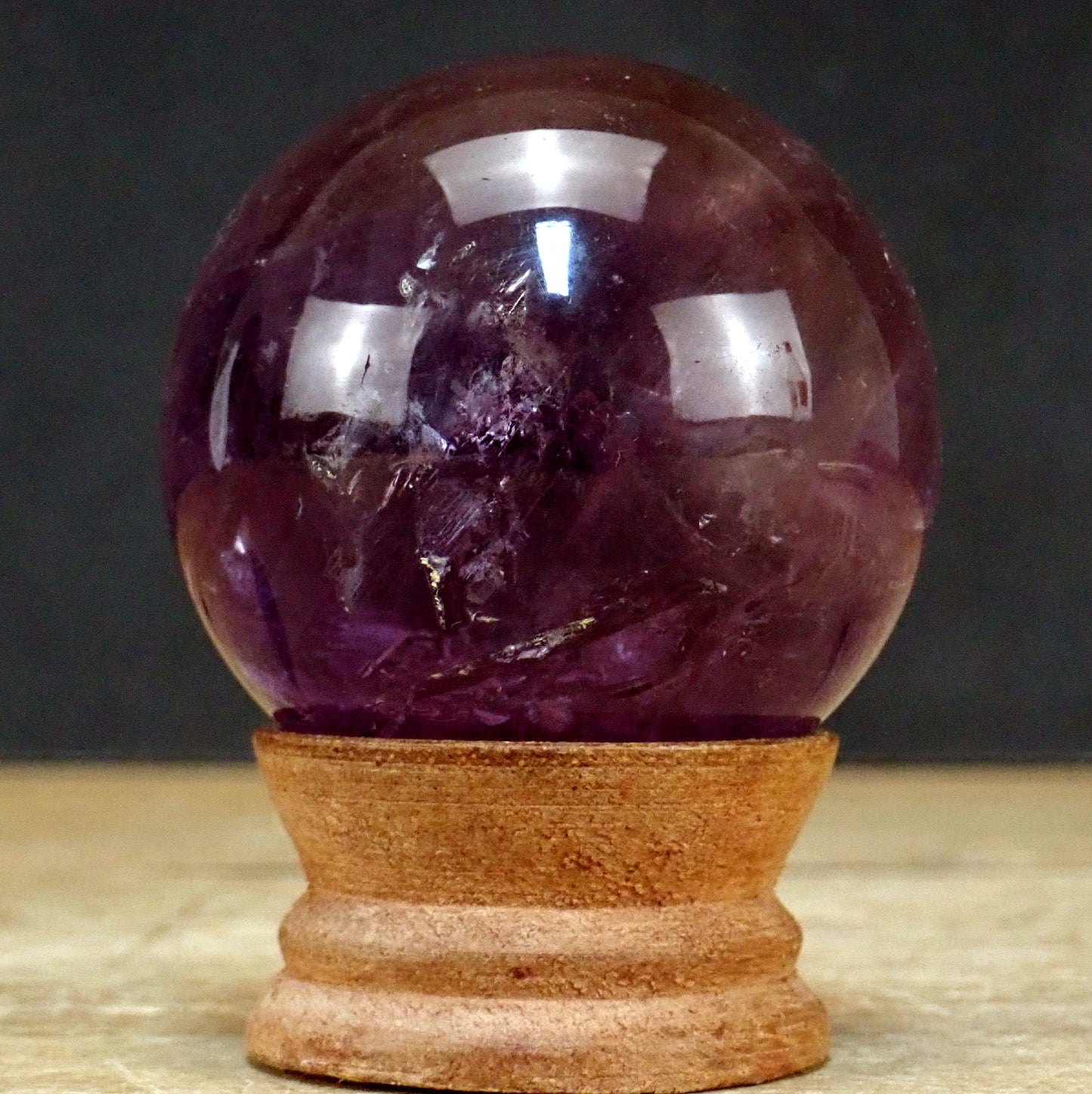 Amethyst Kugel – 257,45g – 57mm
