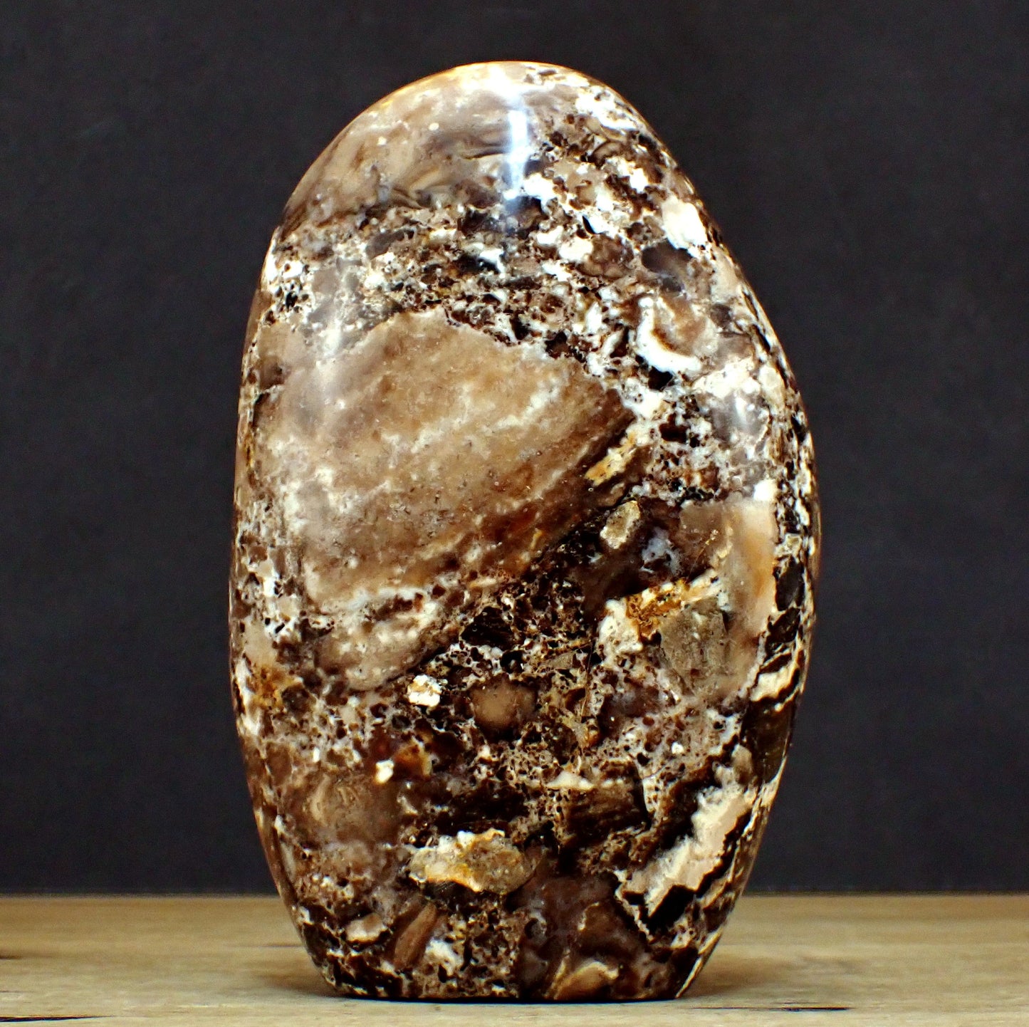 Schwarzer Opal Freiform- 1508,89g - 165 x 112 x 77 mm