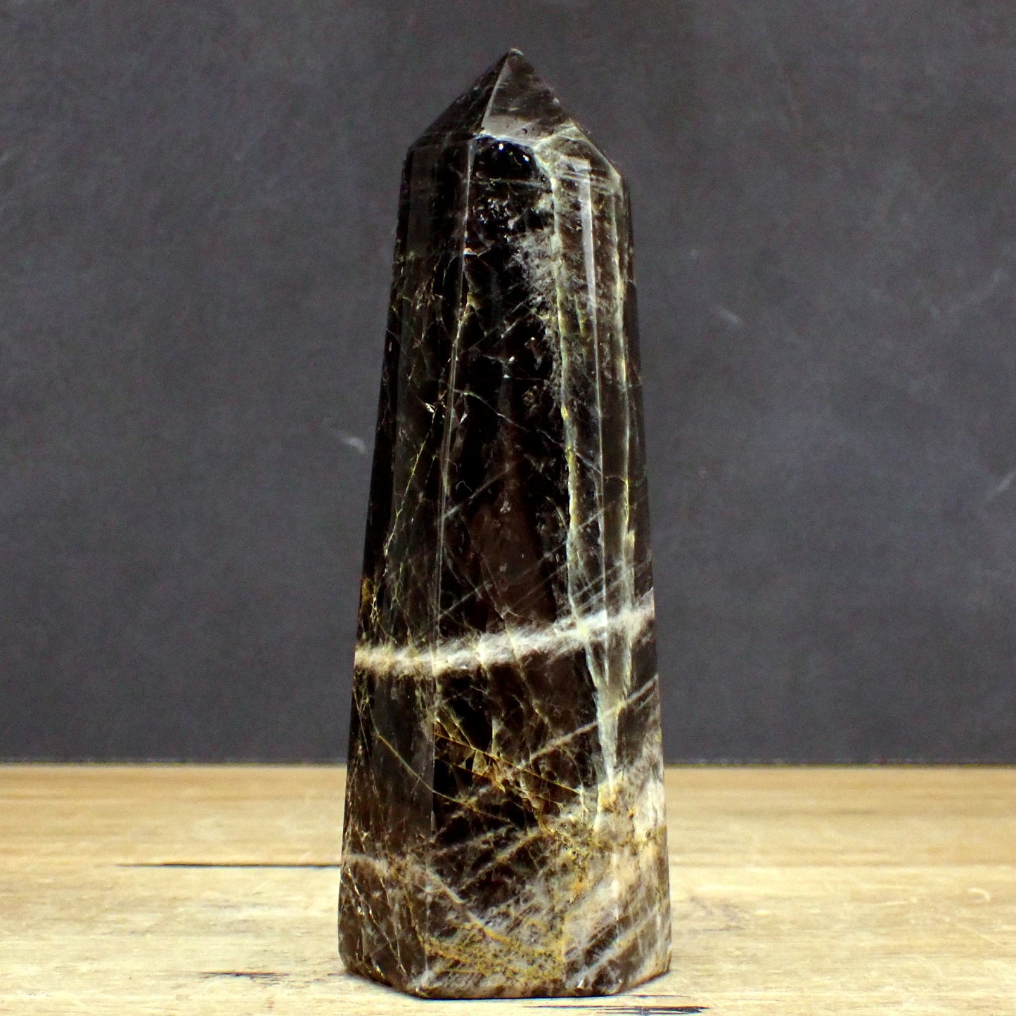 Mondstein Obelisk - 596,91g - 162 x 57 x 48mm