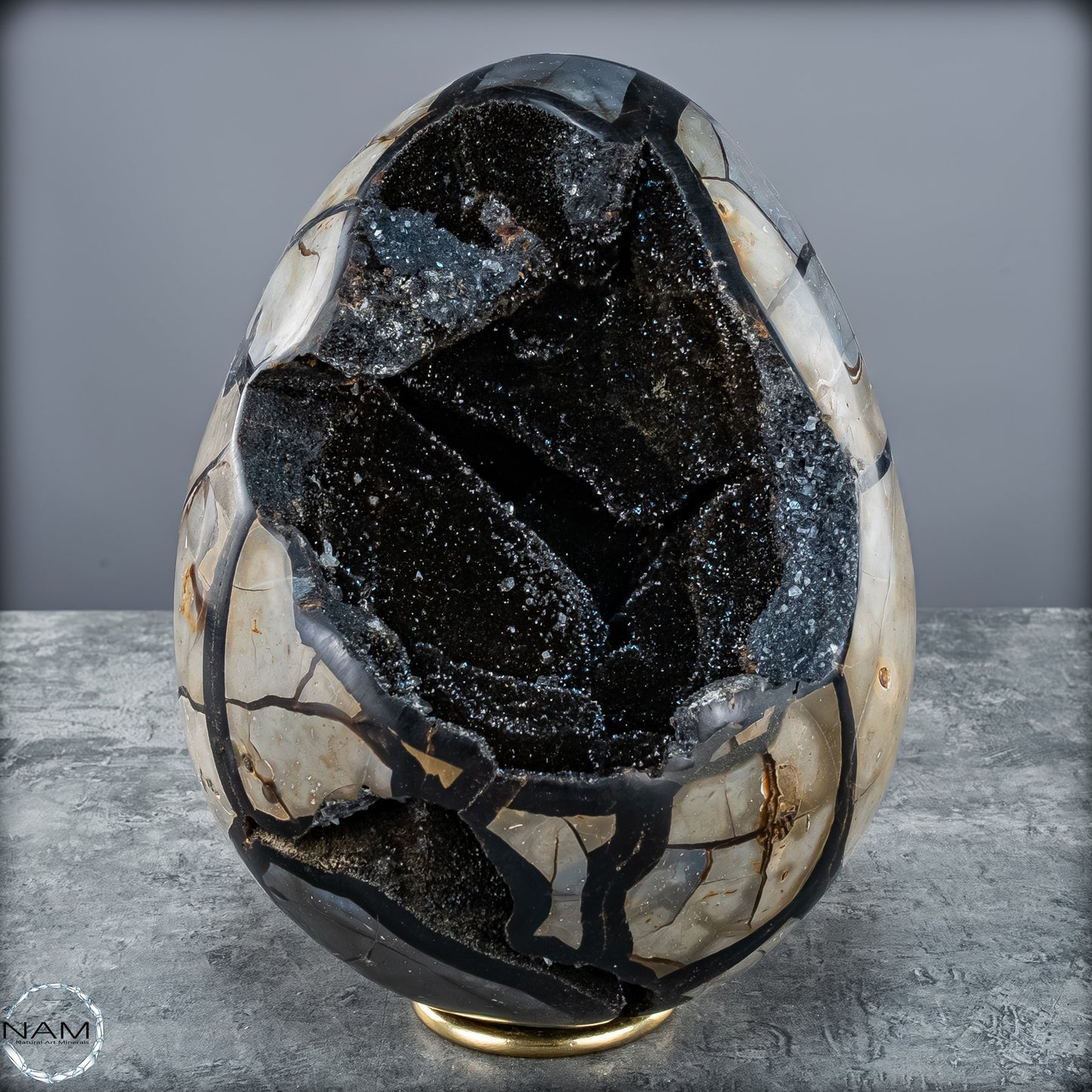 Natürliche Septarien Druse mit Calzit Kristallen, Spitzenqualität - 7020,17g