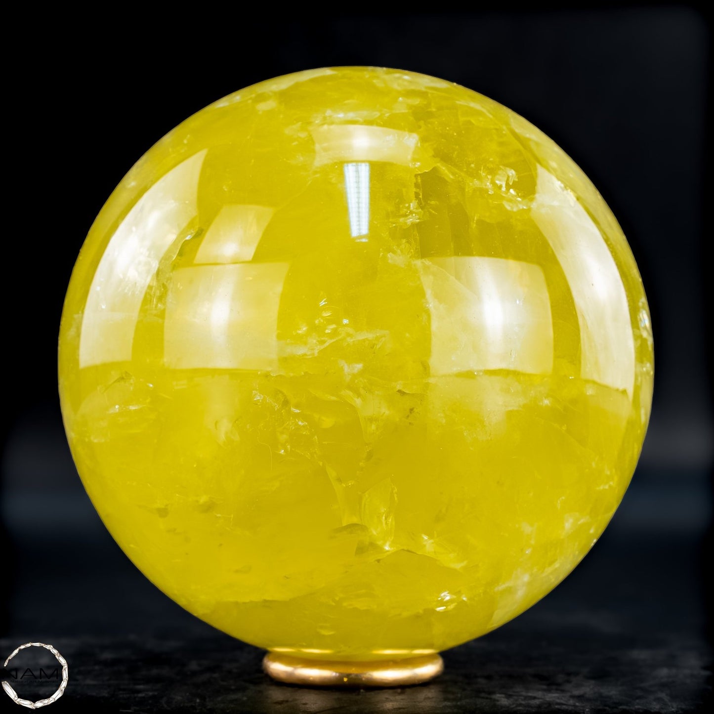 Top Qualität Transparenter Citrin Kristall Kugel - Brasilien - 992,18g