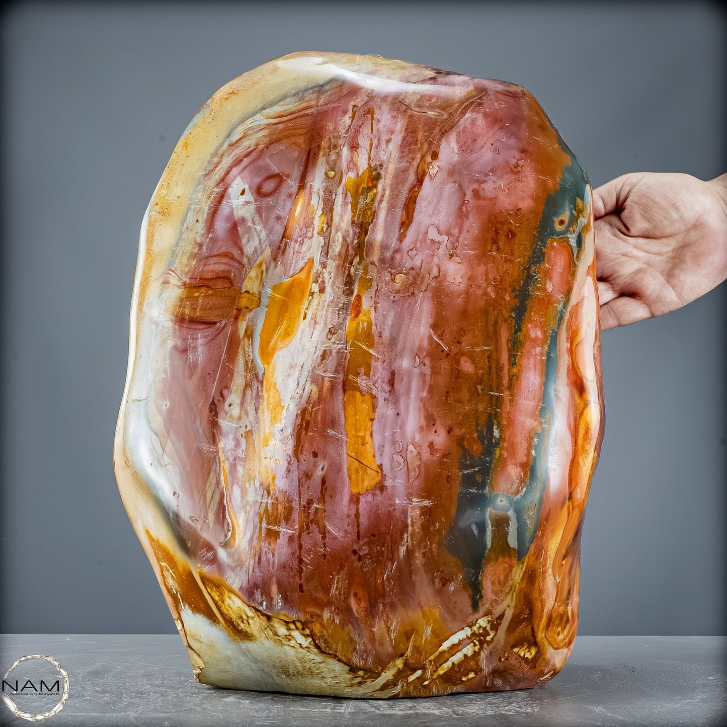 Natürliche Polychrome Jaspis Kristall-Freiform XXL -26023,38g