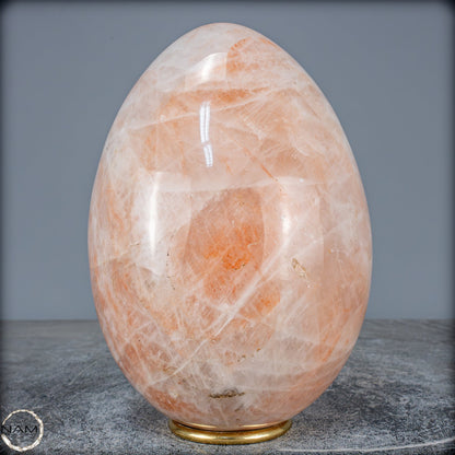 Natürliches Rotes Feuerquarz-Kristall Ei - 5563,12g
