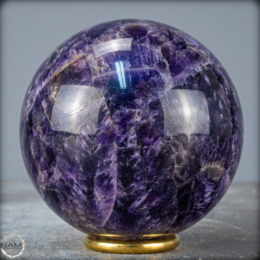 Natürliche Chevron-Amethyst Kristallkugel aus Bolivien - 1106,79g - 94mm