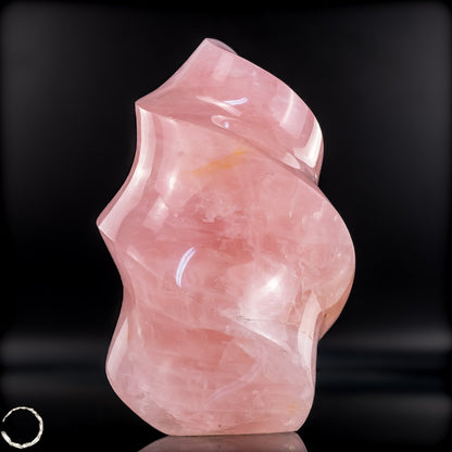 Natürliche Rosenquarz-Kristall Flamme aus Brasilien - 1959,94g