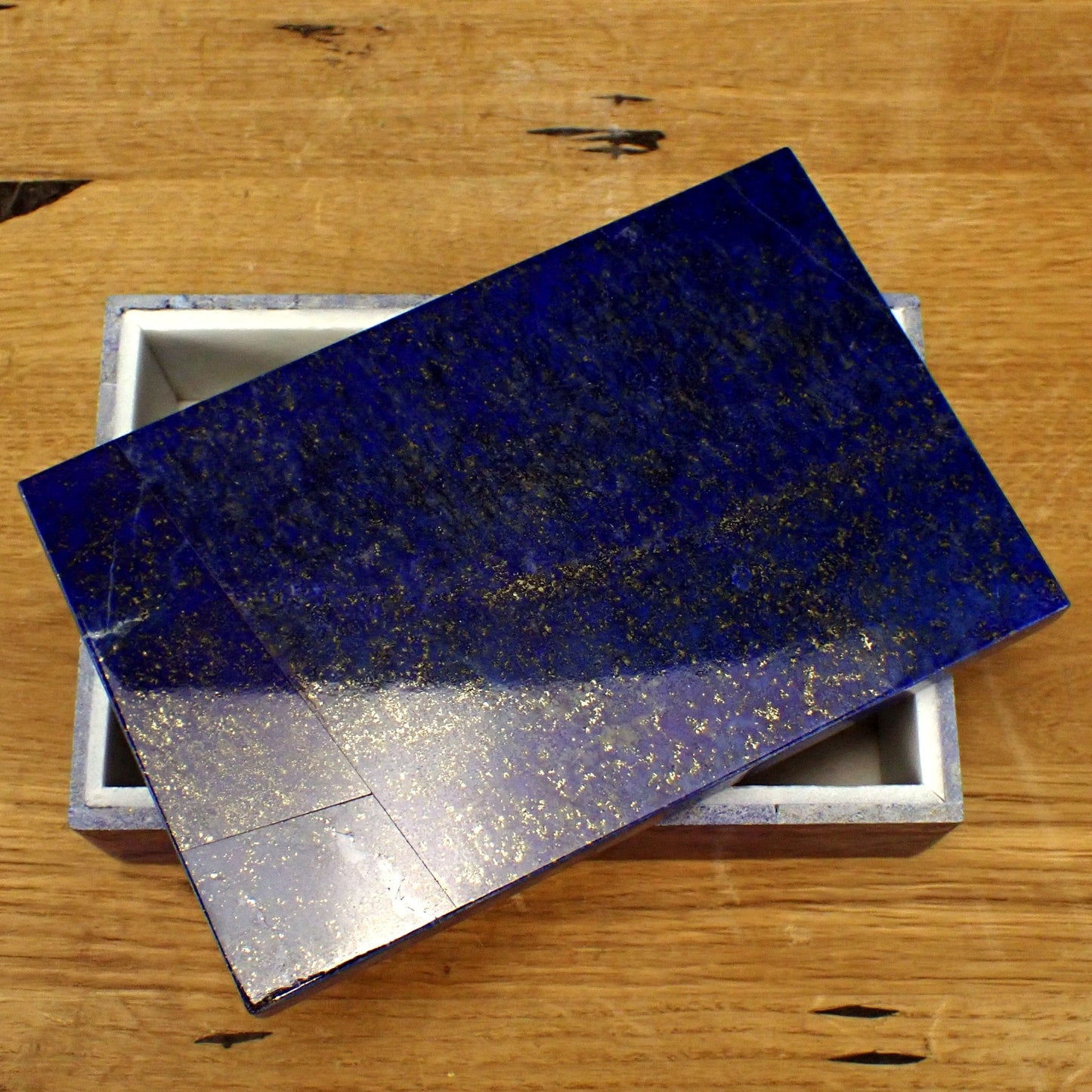 Lapislazuli Schmuckkästchen/Box - 751.19 g - 146×96×47 mm