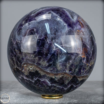 Natürliche Chevron-Amethyst Kristallkugel aus Bolivien - 5626,99g