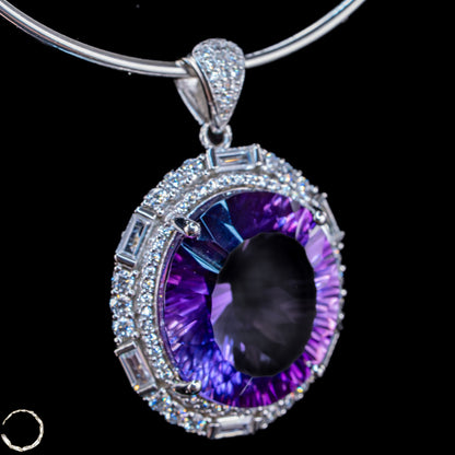 Amethyst-Anhänger – ein Meisterwerk aus Licht, Tiefe und Eleganz 9,78g 48,9ct