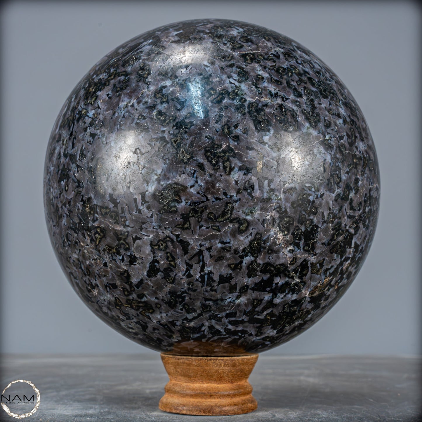 Natürliche Merlinit (Gabbro) Kristallkugel - 4808,08g - 155mm