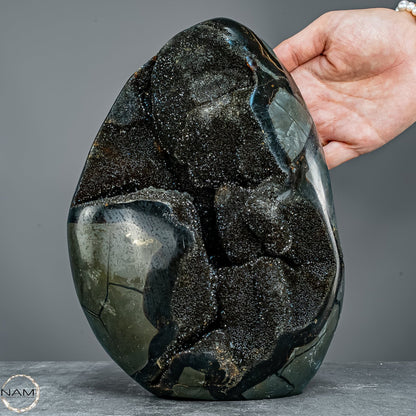 Natürliche Septarien Druse mit Calzit Kristallen - 5621,44g