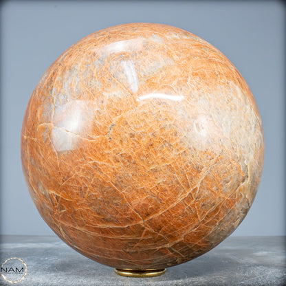 Natürlicher Pfirsich-Mondstein Kristall-Kugel - 9919,91g - 195mm