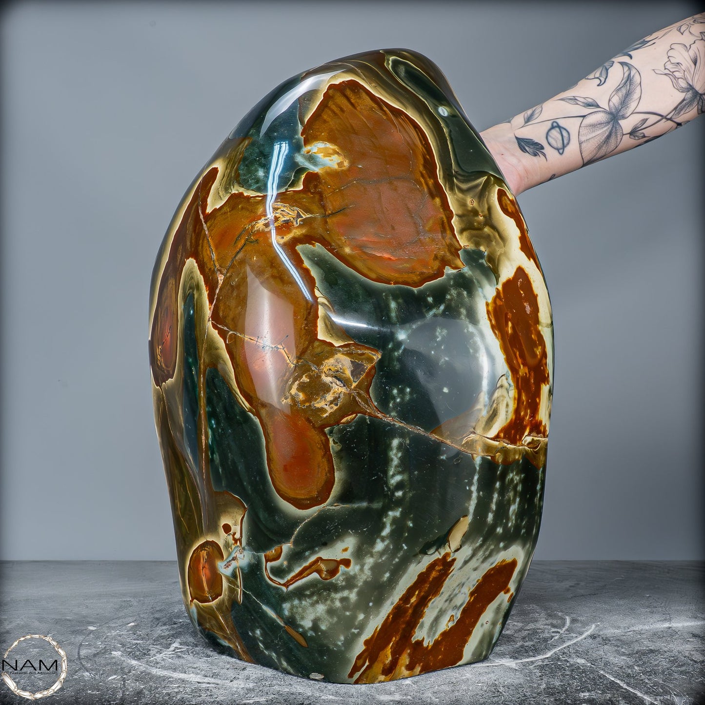 Natürliche Polychrome Jaspis Kristall-Freiform XXL -26101,22g