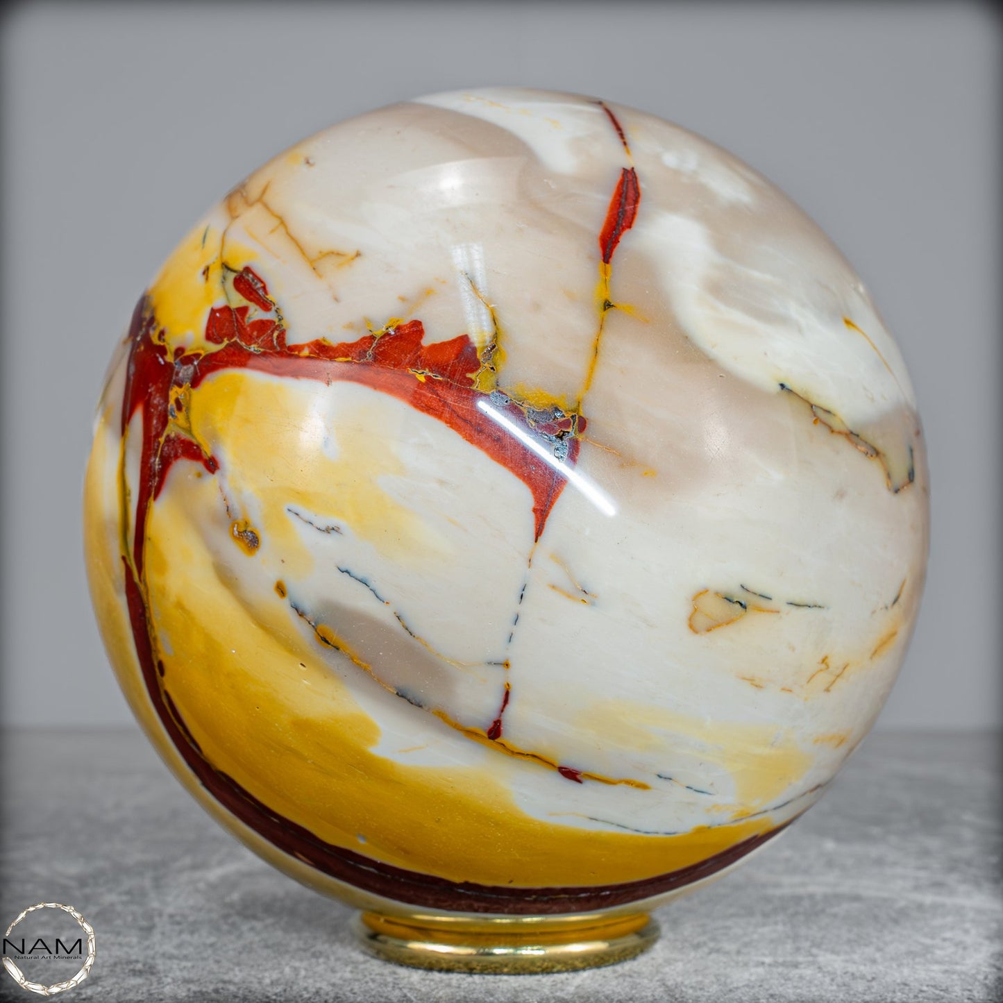 Natürliche Mookait Kugel aus Australien - 1947,55g - 115mm