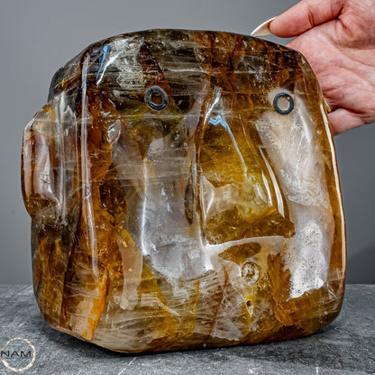 Healer-Quarz „Stone Head“ – Ein außergewöhnliches Sammlerstück -6740,28g