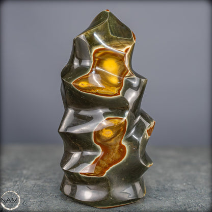 Natürliche Polychrome Jaspis Kristall-Flamme - 1940,44g