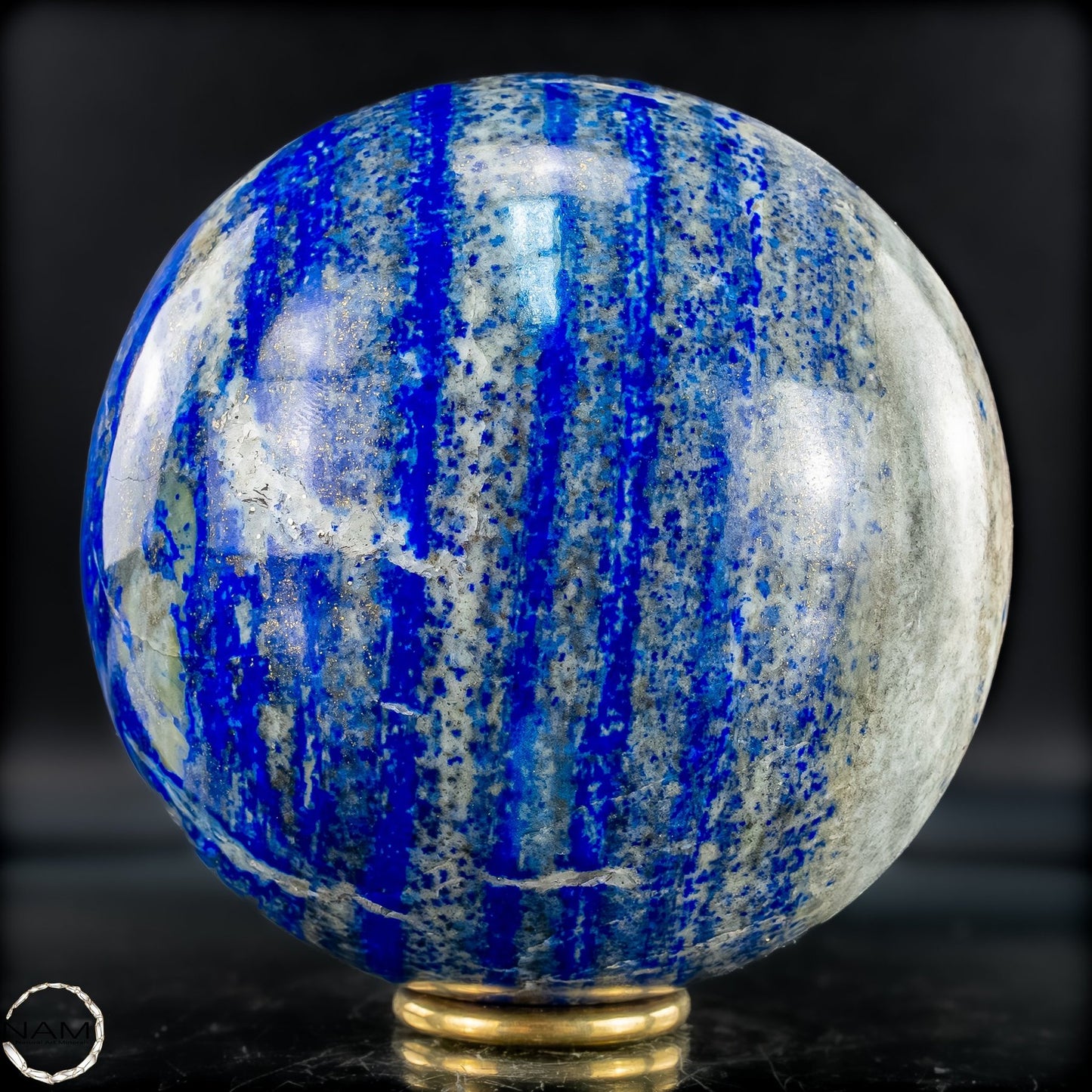 Natürliche Lapislazuli-Kristall-Kugel - 3259,17g