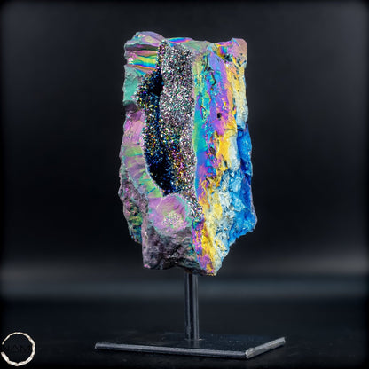 Kristall-Aura-Amethyst auf Ständer –797,79g