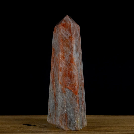 Natürlicher Roter Feuerquarz Obelisk - 3746,28g