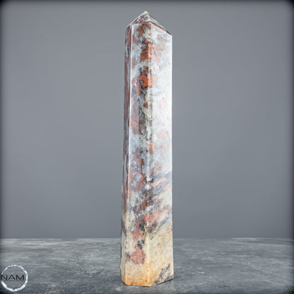 Natürliche Rote Aventurin Obelisk aus Madagaskar - 677,22g