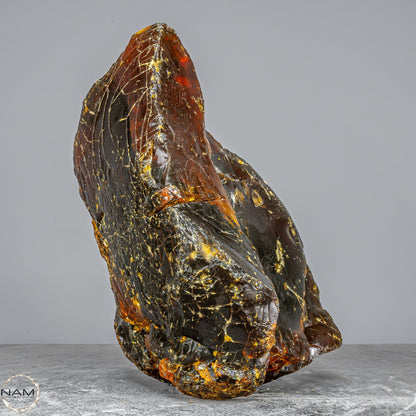 Naturlicher Blau-Roter Bernstein aus Indonesien - 1940,52g
