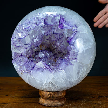 Sehr Große Amethyst Kugel Druse  – 11904,71g