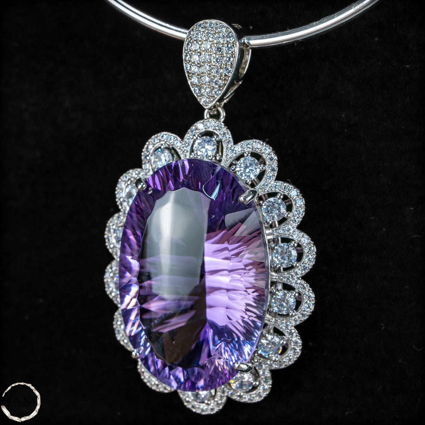 Amethyst-Anhänger – ein Meisterwerk aus Licht, Tiefe und Eleganz 15,64g 78,2ct