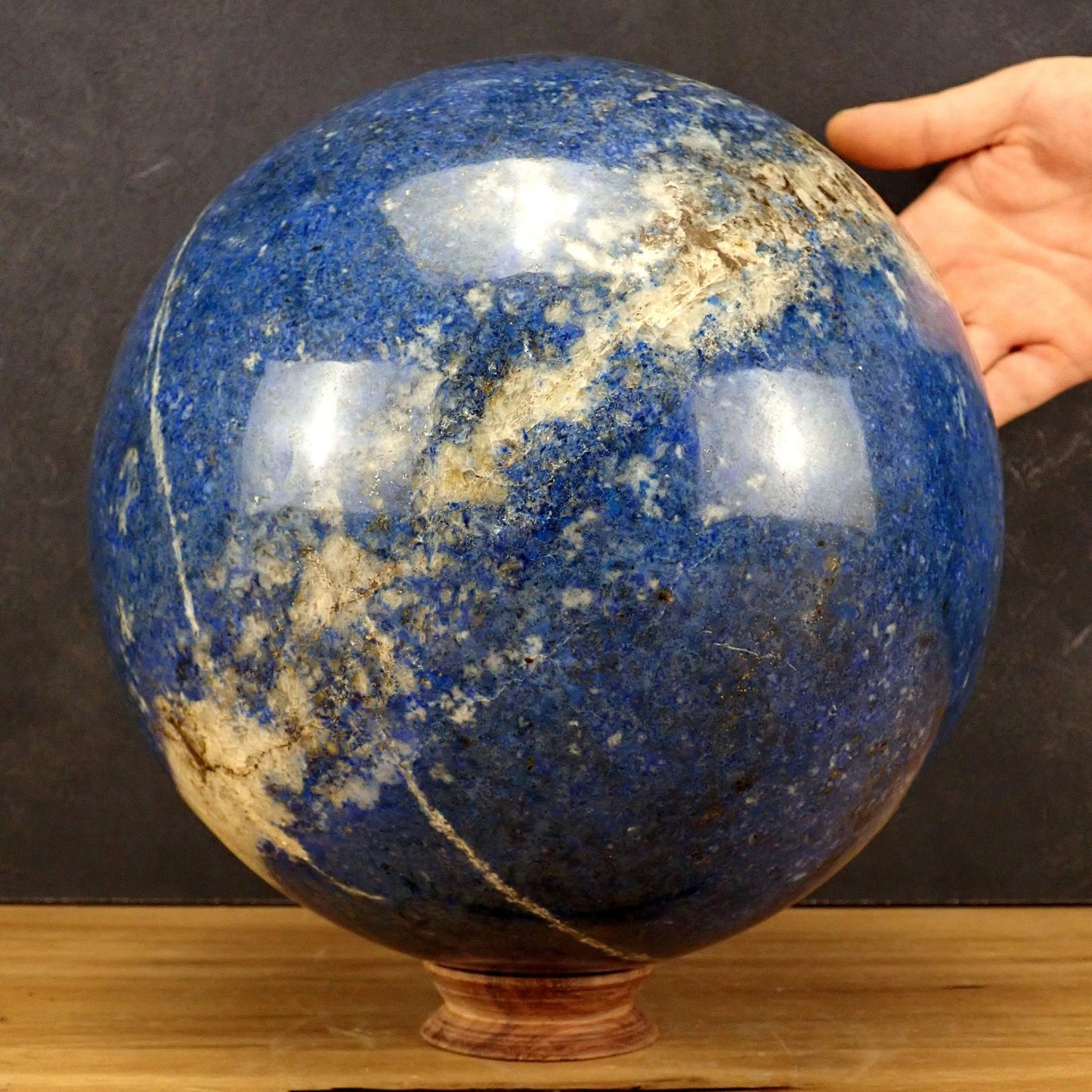 Große Dekorative Blaue Lapislazuli-Kugel - 24498 g - 260mm