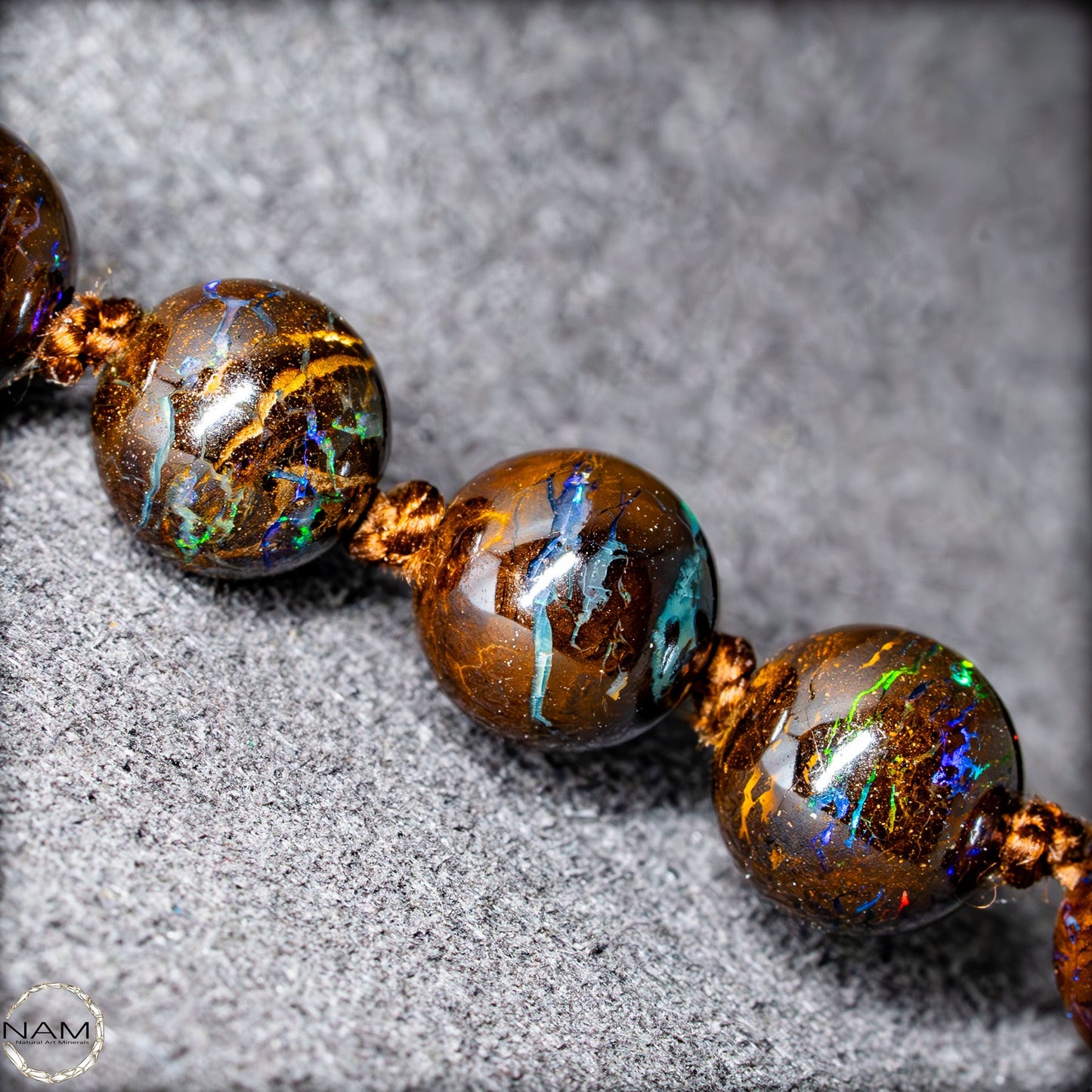 Boulder Opal Halskette mit Designer-Anhänger - 50,89g 254,45ct
