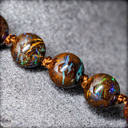 Boulder Opal Halskette mit Designer-Anhänger - 50,89g 254,45ct