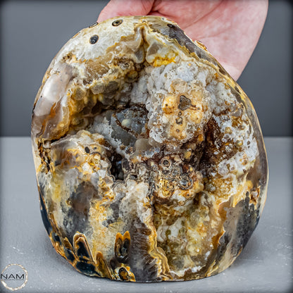 Achat-Druse –  Natürlichen Schönheit aus Brasilien 1661,19g