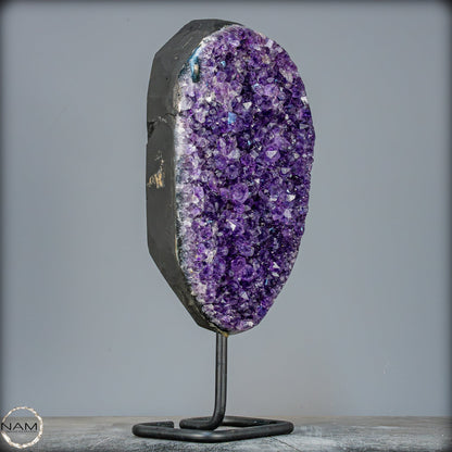 Natürliche Amethyst-Kristalle/Druse auf Ständer - 3254,18g