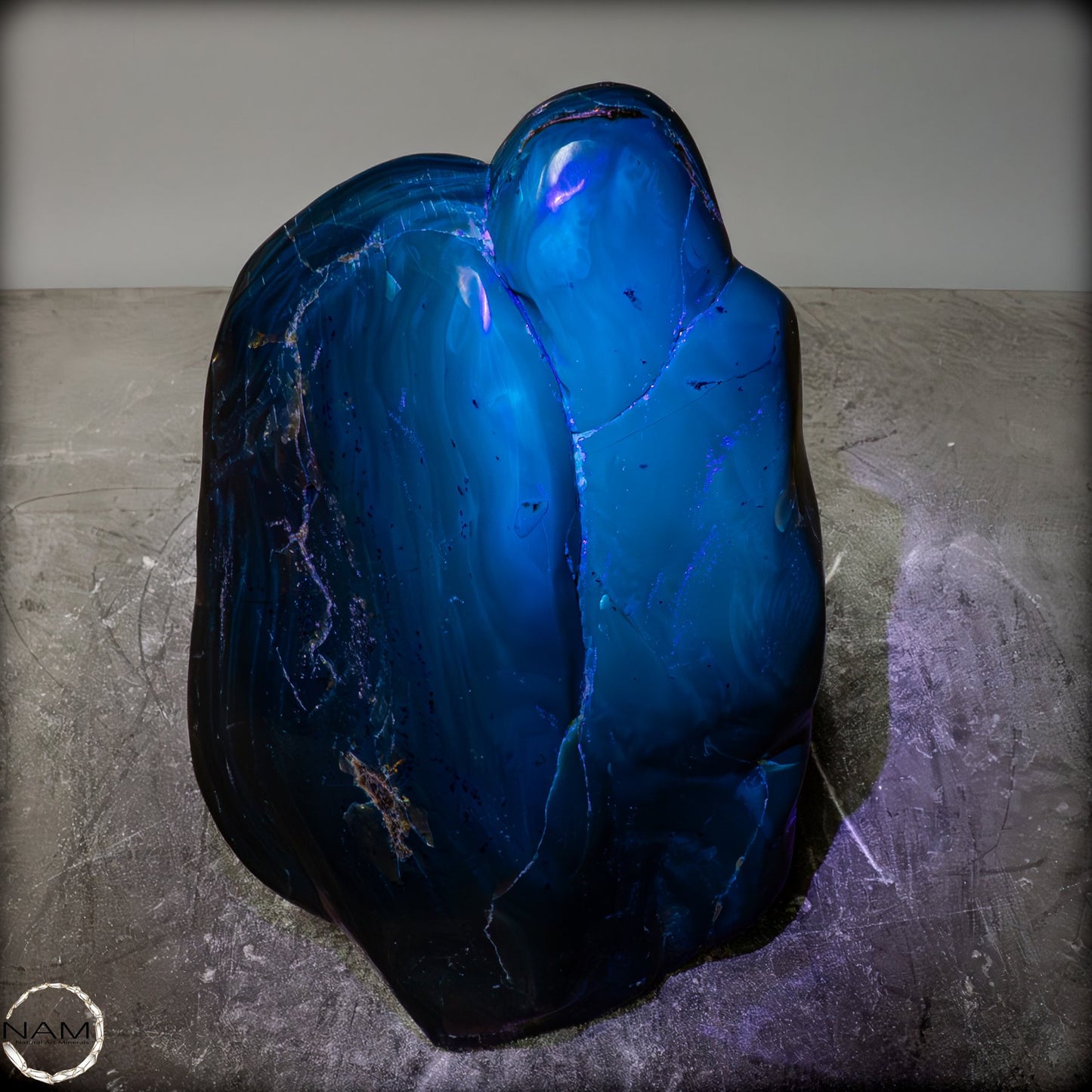 Naturlicher Blau-Roter Bernstein aus Indonesien - 2720,72g