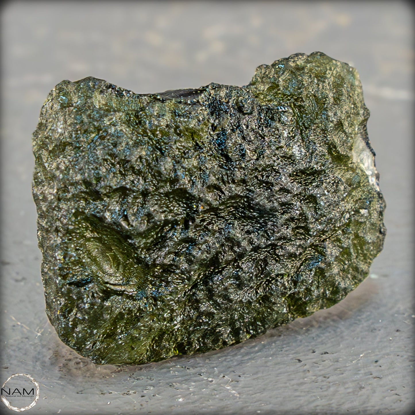 Großer Natürlicher Moldavit Kristall -11,11g 55,55ct