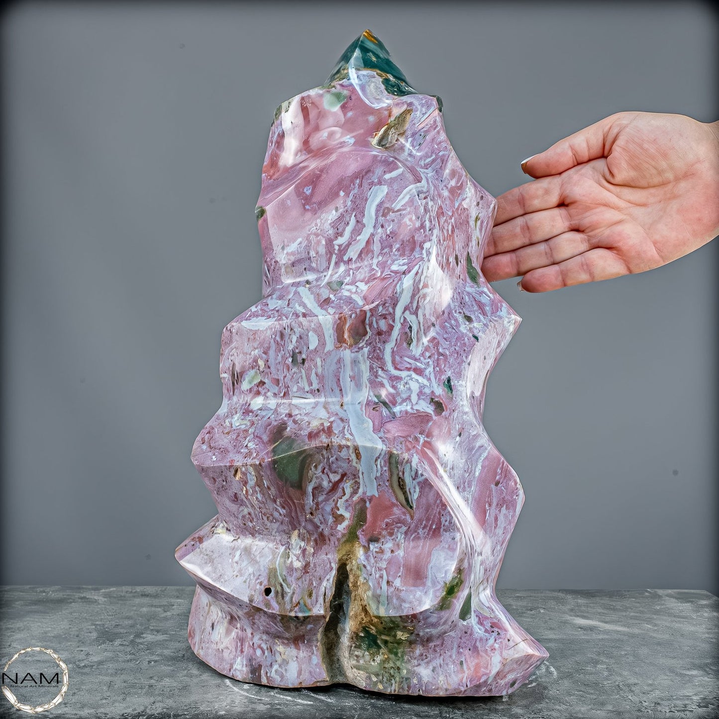 Natürliche Ocean Jasper Flamme - 13025,22g